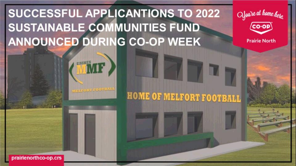 SUCCESSFUL APPLICATIONS TO SUSTAINABLE COMMUNITIES FUND Prairie North