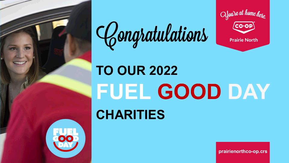 2022 Fuel Good Day Charities Named Prairie North Coop